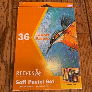 Reeves Fine Soft Pastel Set - 36 Pieces 65mm x 10mm - Brand New!